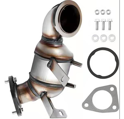 Automotive exhaust system manufacturers provide attractive price rear catalytic converter row