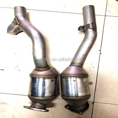 Metal Rear Catalytic Converter Reactor For Porsche Cayenne 4.8 V8 Gas Without Turbo 958113023AX 958113024AX